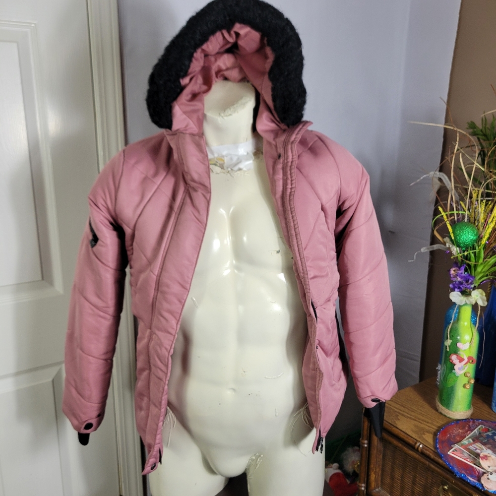 Xoxo Girls Winter Hooded Lined Jacket Size L